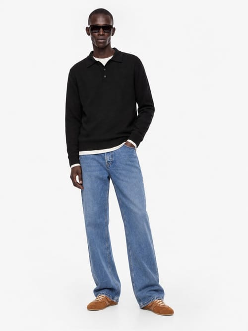 Dsquared2: D2 Upside Down Long Sleeves Polo