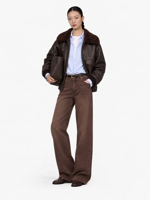 LA PISCINE: Denim pants