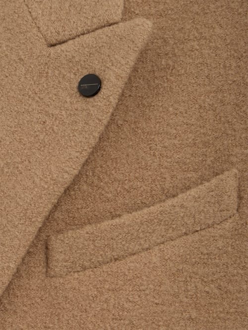 CRUNA: Double-breasted coat with martingale
