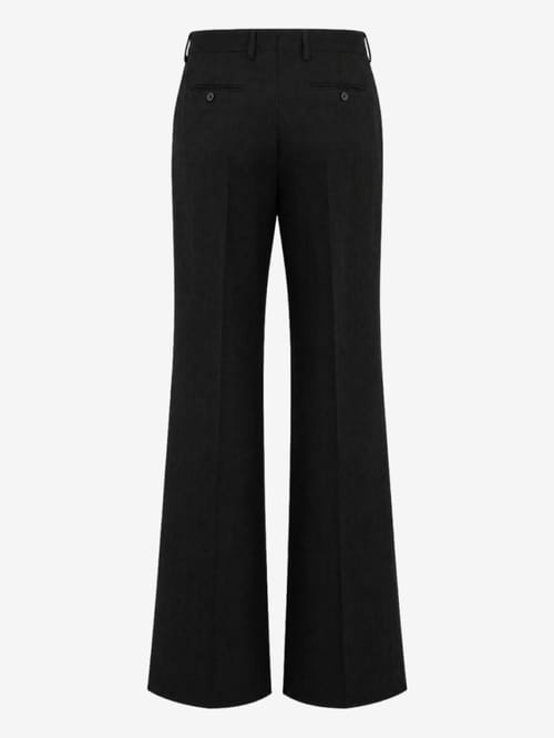 ANIPS: Merino wool flared pants 