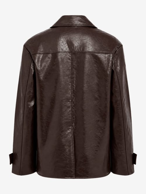 LA PISCINE: fAUX PATENT LEATHER