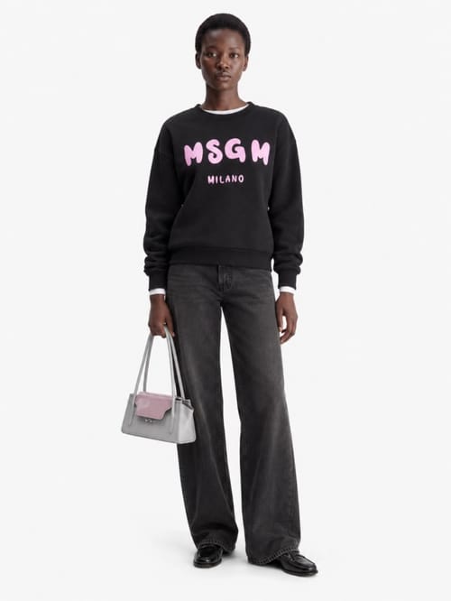 MSGM: Printed logo sweatshirt