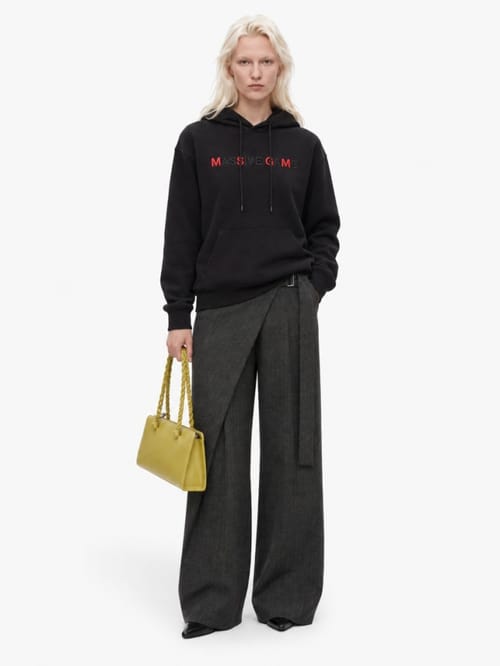 MSGM: Printed cotton sweatshirt