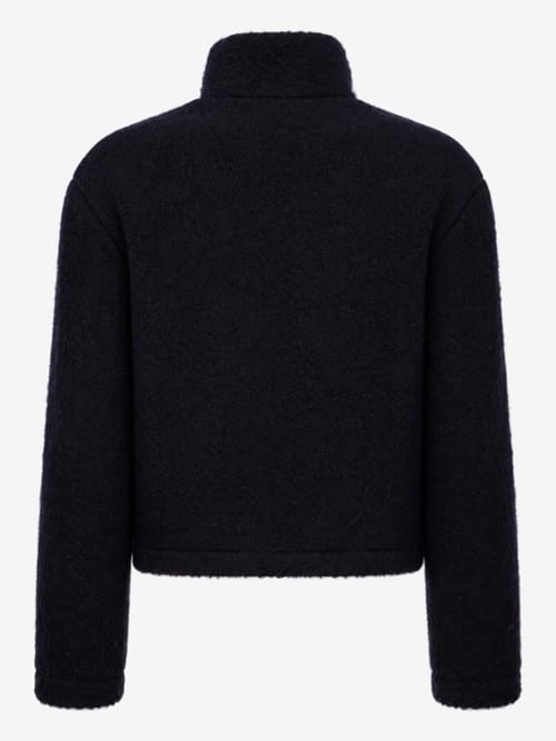 Jil Sander: Polyester zip-up sweatshirt