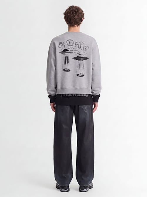 SOTF: 圆领 cropped 卫衣