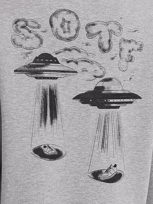 SOTF: 圆领 cropped 卫衣