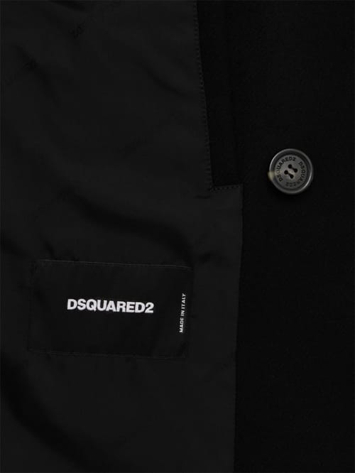 Dsquared2: Felted Wool Peacoat