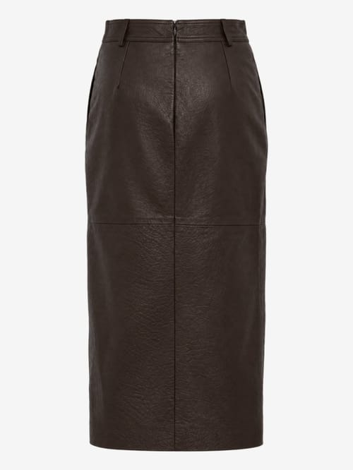 LUISA SPAGNOLI: Fidente leather skirt