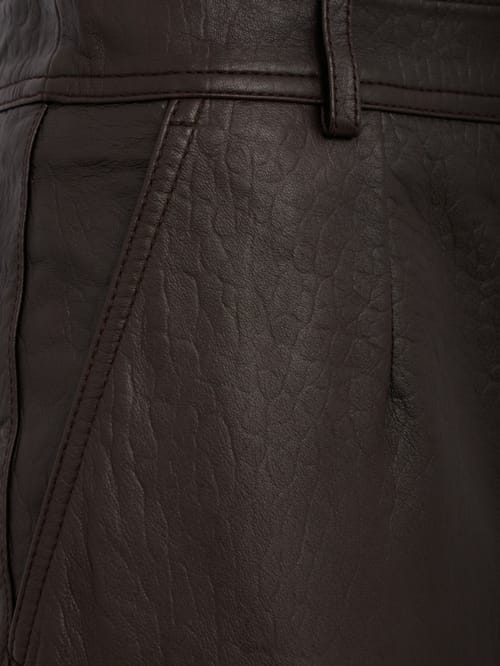 LUISA SPAGNOLI: Fidente leather skirt