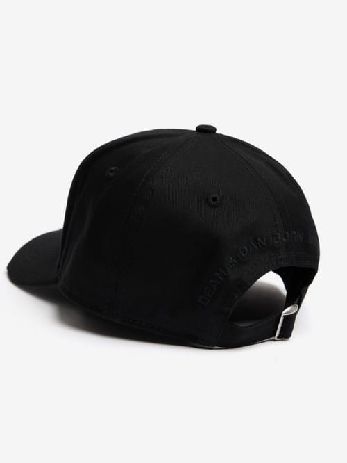 Dsquared2: Flag patch cotton canvas baseball hat