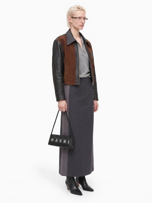Marni: 小牛皮夹克