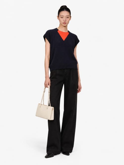 MSGM: Oversize v-neck vest