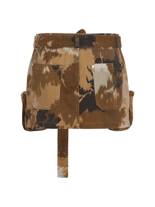 Blumarine: Cargo mini skirt