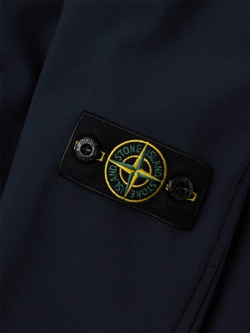 Stone Island Junior: Hooded nylon parka jacket