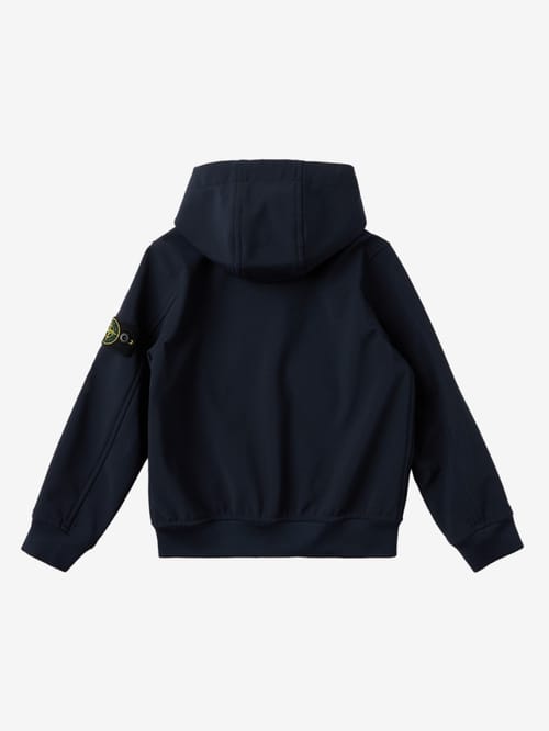 Stone Island Junior: Hooded nylon parka jacket