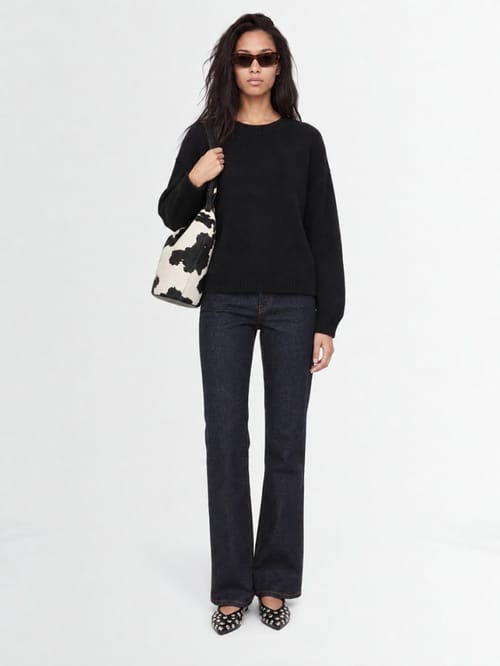 Khaite: Abigail flared cotton denim jeans