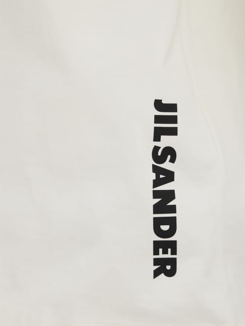 Jil Sander: Jil Sander logo cotton t-shirt