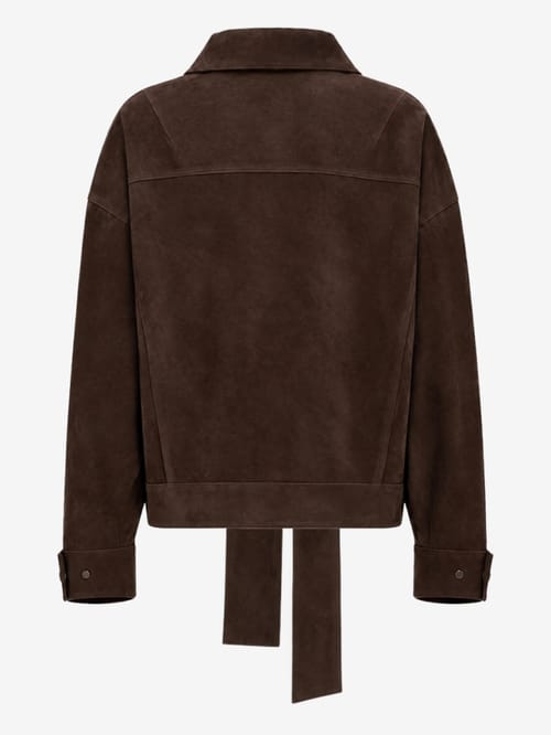 LA PISCINE: Leather jacket