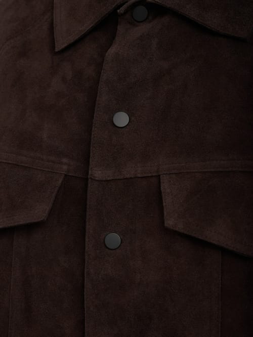 LA PISCINE: Leather jacket