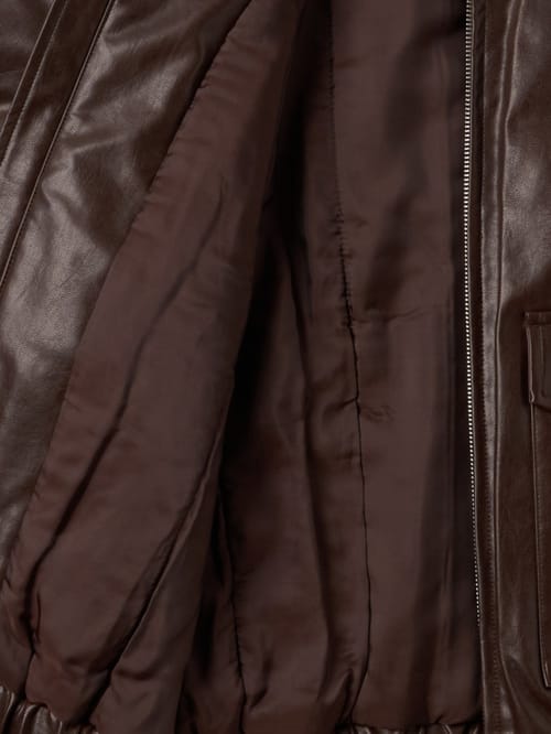 MM6 Maison Margiela: Leather jacket