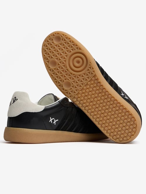 Dsquared2: Leather & poly logo sneakers