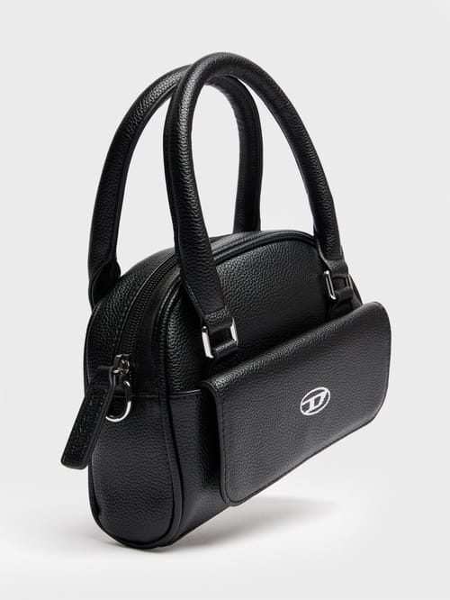 Diesel Kids: Leather top handle bag