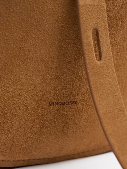 Minobossi: 莉齐迷你绒面手提包