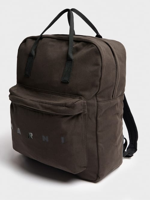 Marni Junior: Logo backpack