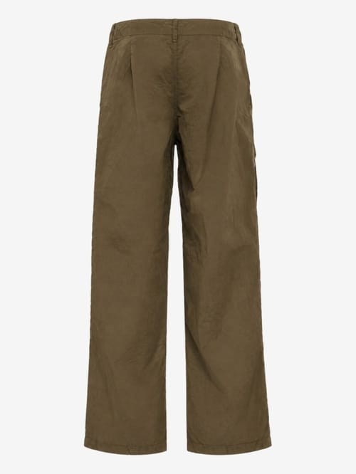 Stone Island: Logo cotton blend regular pants