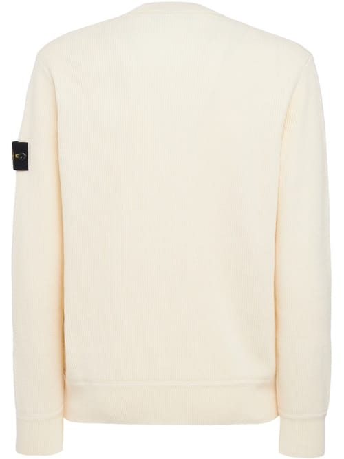 Stone Island: 罗纹圆领毛衣