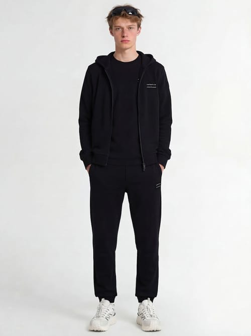 Moncler: 带松紧带的锥形裤