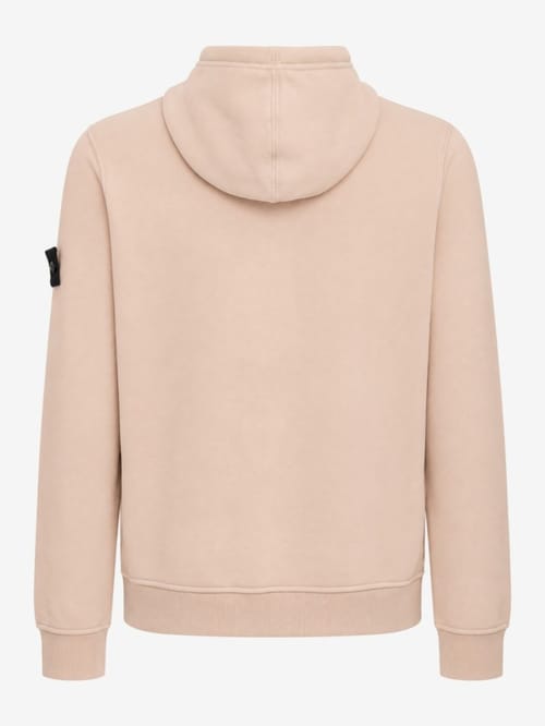 Stone Island: Logo cotton hoodie