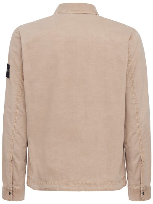 Stone Island: Logo 短袖拉链衫