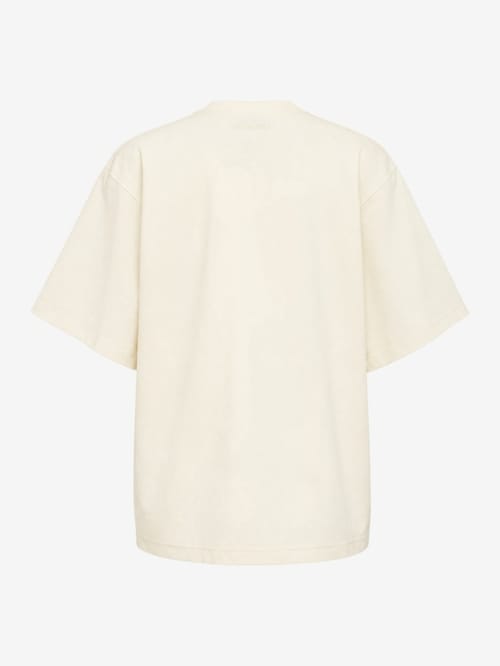 Hed Mayner: Logo-Stickerei Baumwoll-T-Shirt