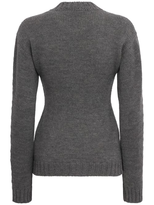 Jil Sander: Wool V-neck sweater