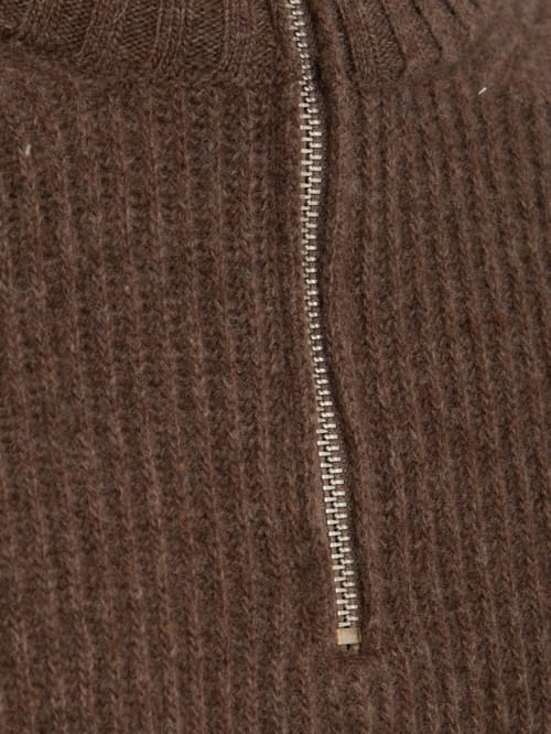 DIANA STUDIO: Merino blend knit polo w/ buttons