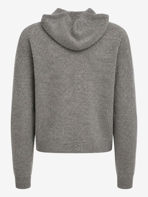DIANA STUDIO: Merino wool & cashmere knit hoodie