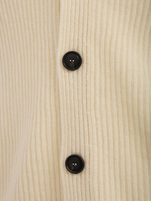 DIANA STUDIO: Cardigan en laine mérinos tricoté