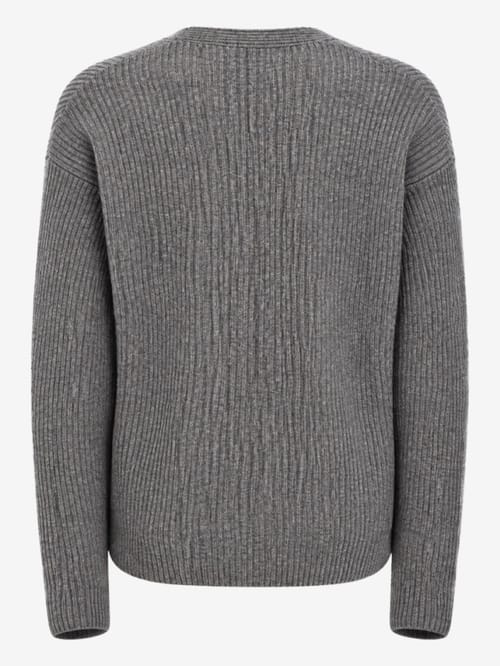 DIANA STUDIO: Cardigan en laine mérinos tricoté