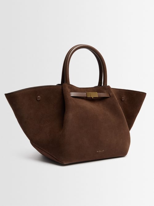 DeMellier: 纽约中号绒面手提包