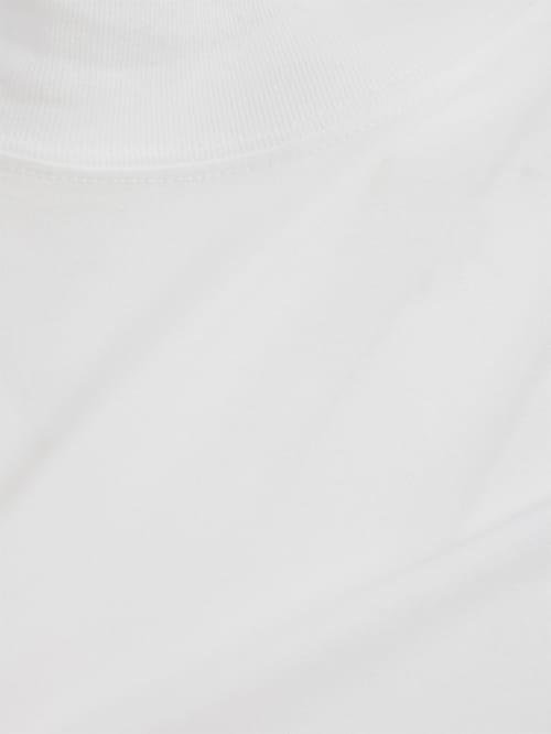 Jil Sander: Mock neck boxy fit cotton l/s t-shirt
