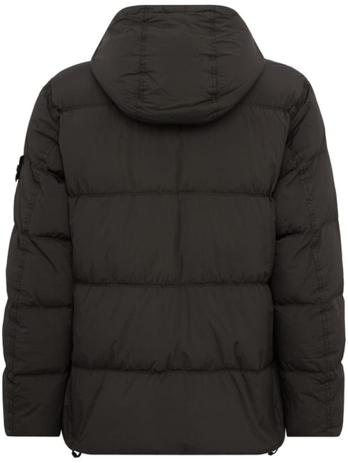 Stone Island: 尼龙连帽羽绒外套