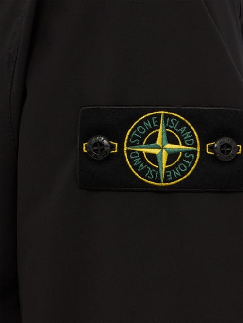 Stone Island: 尼龙连帽短款外套