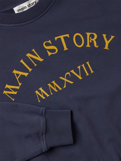Main Story: Organic cotton sweatshirt