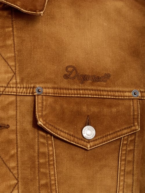 Dsquared2: Over Jean flocked Jacket