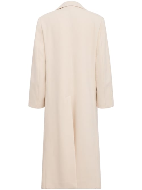 CRUNA: Oversized double-breasted long coat