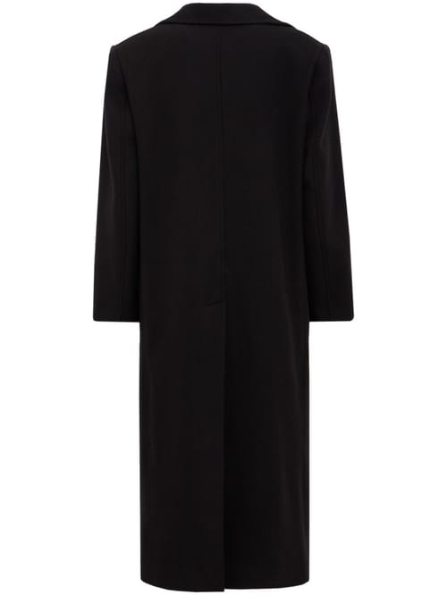 CRUNA: Oversize double-breasted long coat