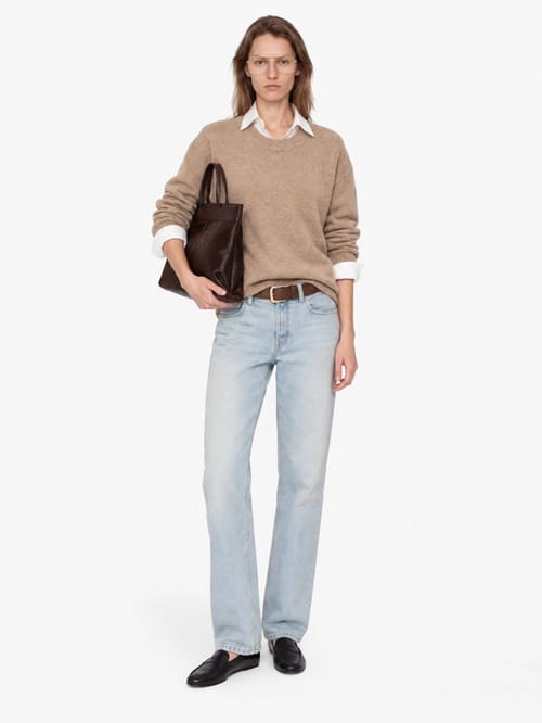 CRUNA: Oversized v-neck sweater