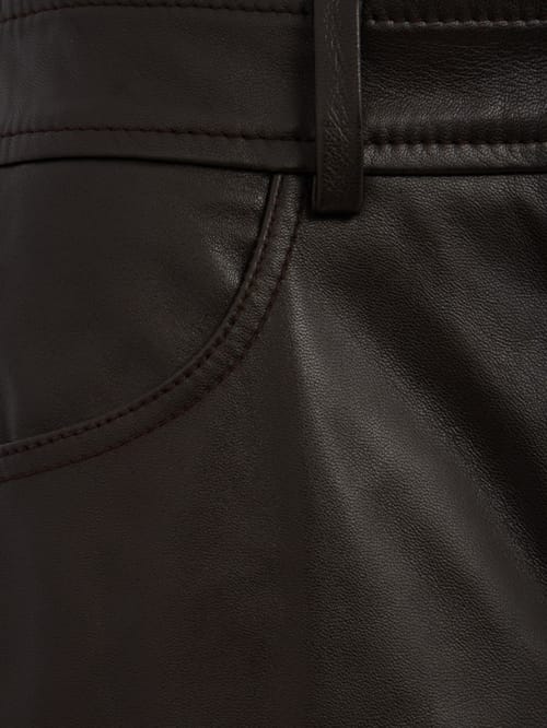 LUISA SPAGNOLI: Overt leather pants
