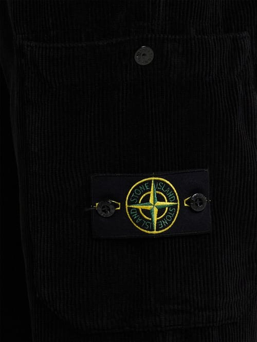 Stone Island: 直筒裤带有贴袋